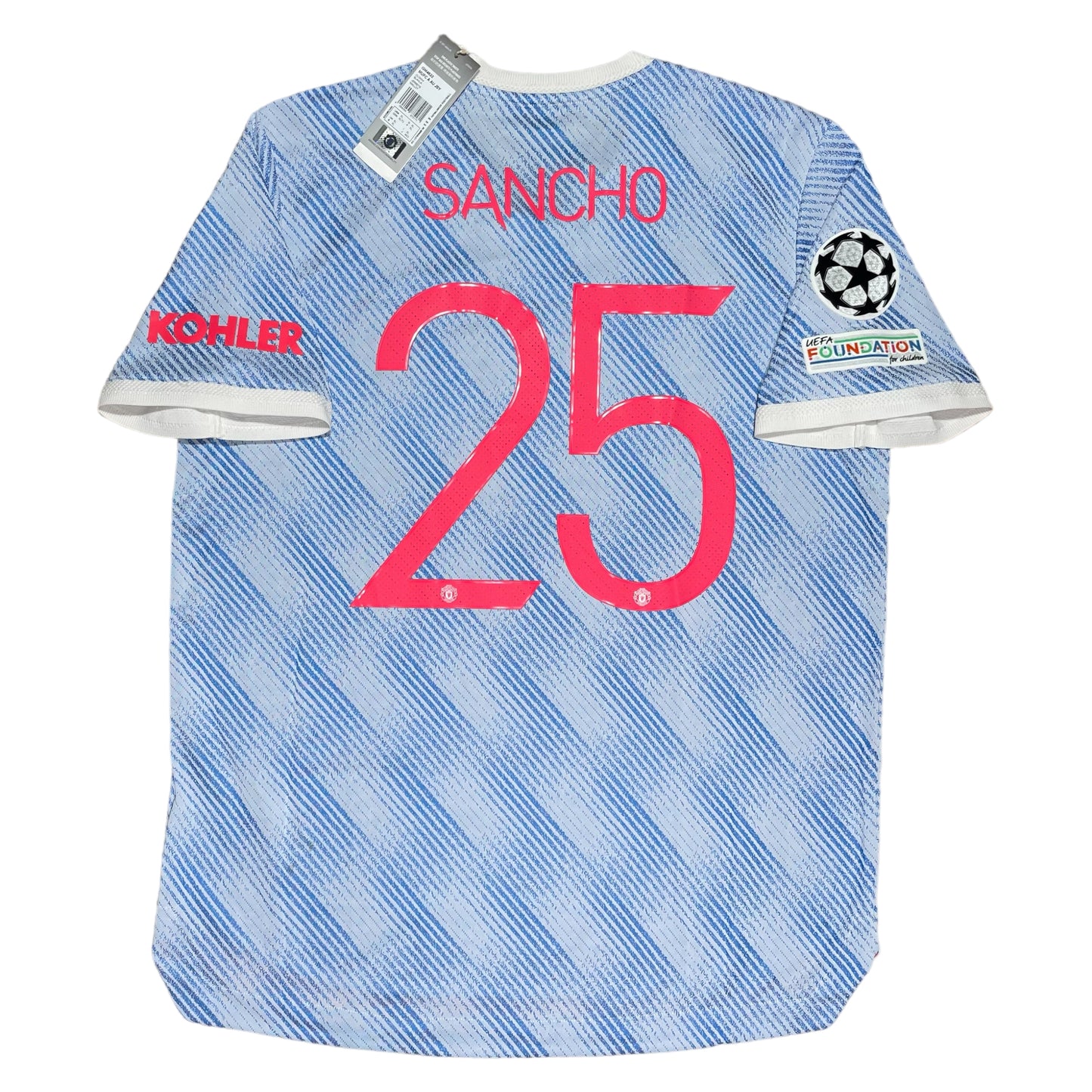 Manchester United 2021/22 Away Authentic Shirt Sancho #25 - XL