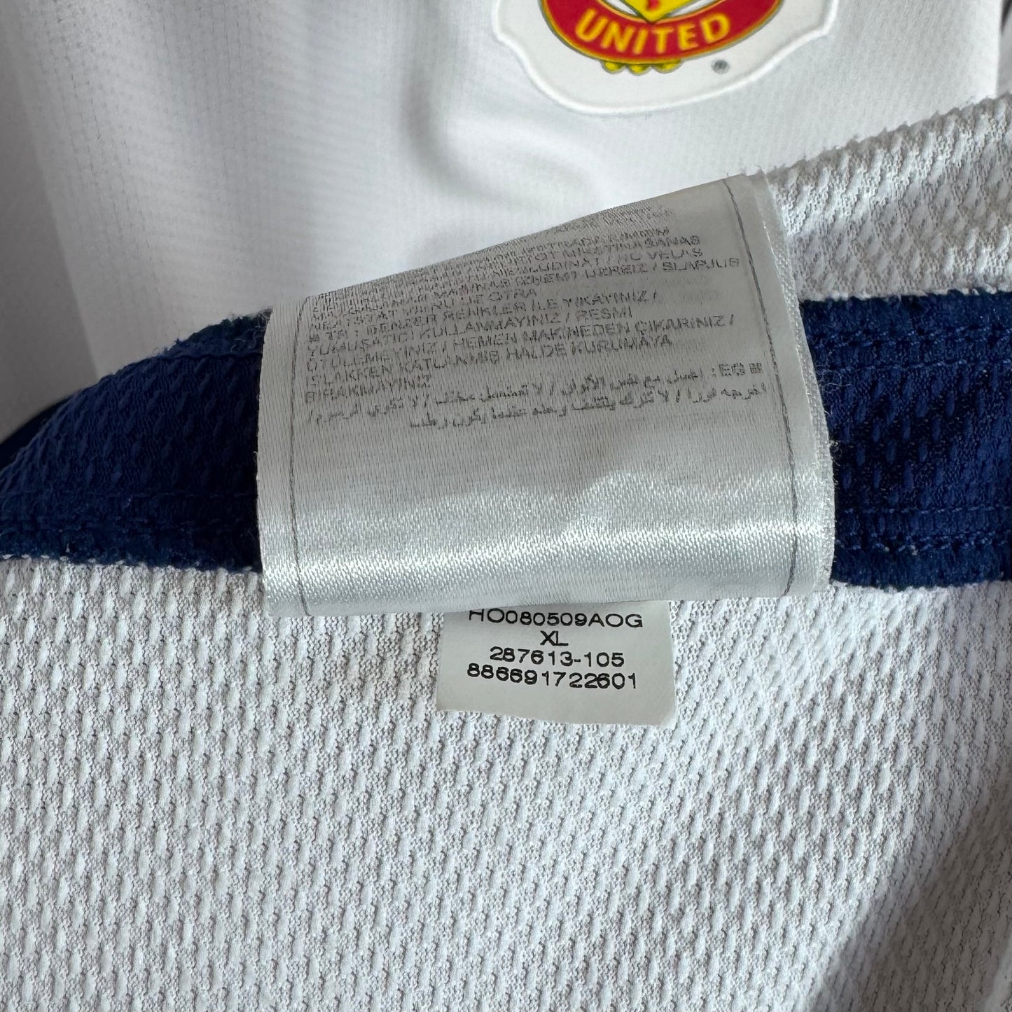 Manchester united 2008/09 Away L/S Ronaldo #7 - XL