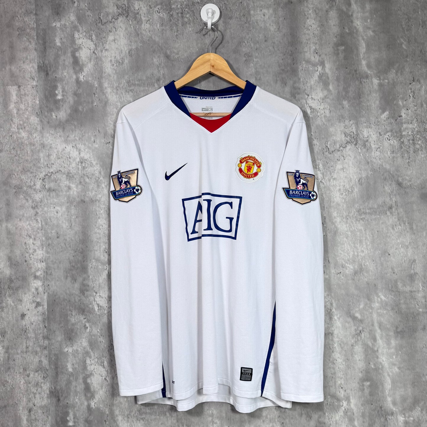 Manchester united 2008/09 Away L/S Ronaldo #7 - XL