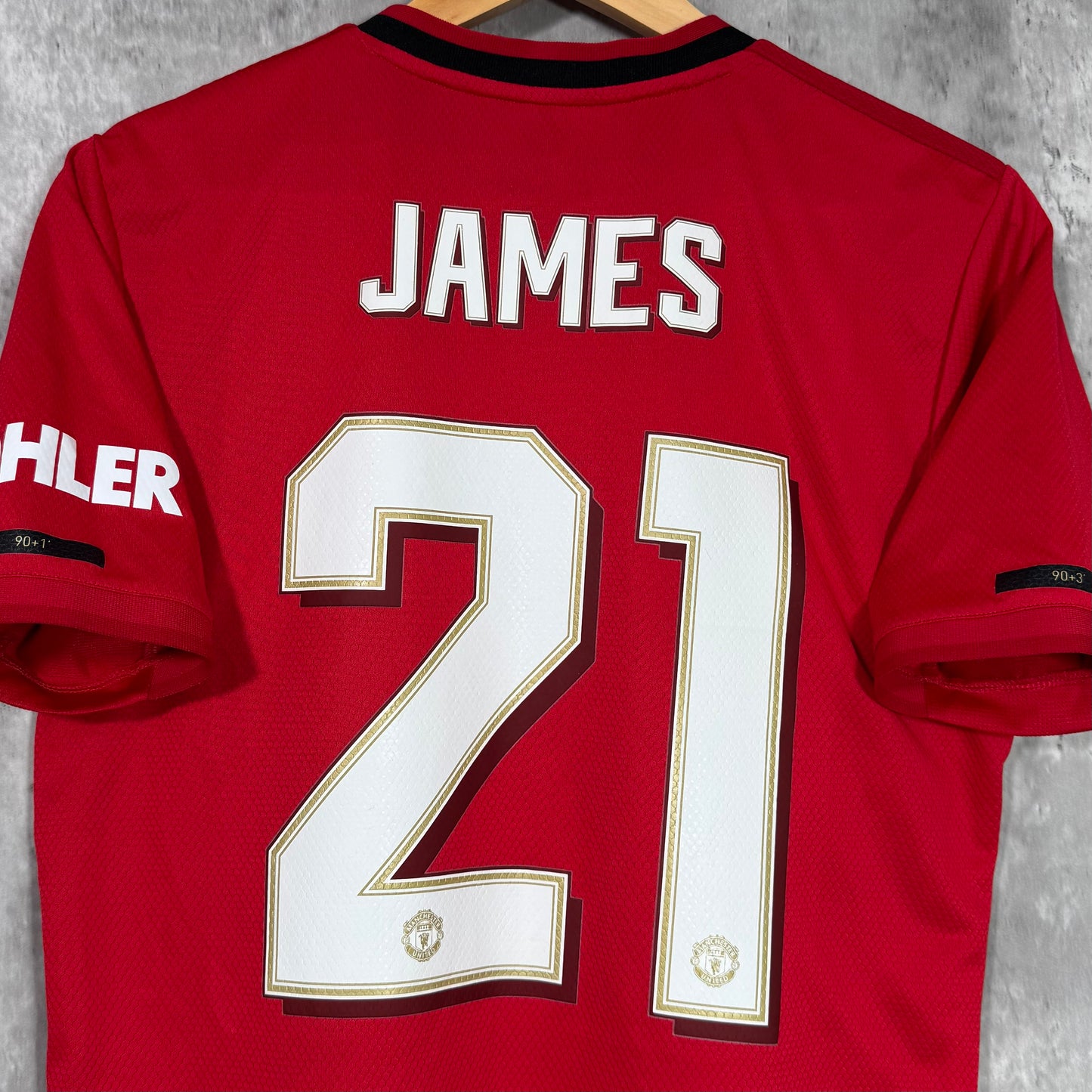 Manchester United Home 2019/20 James #21 - Medium