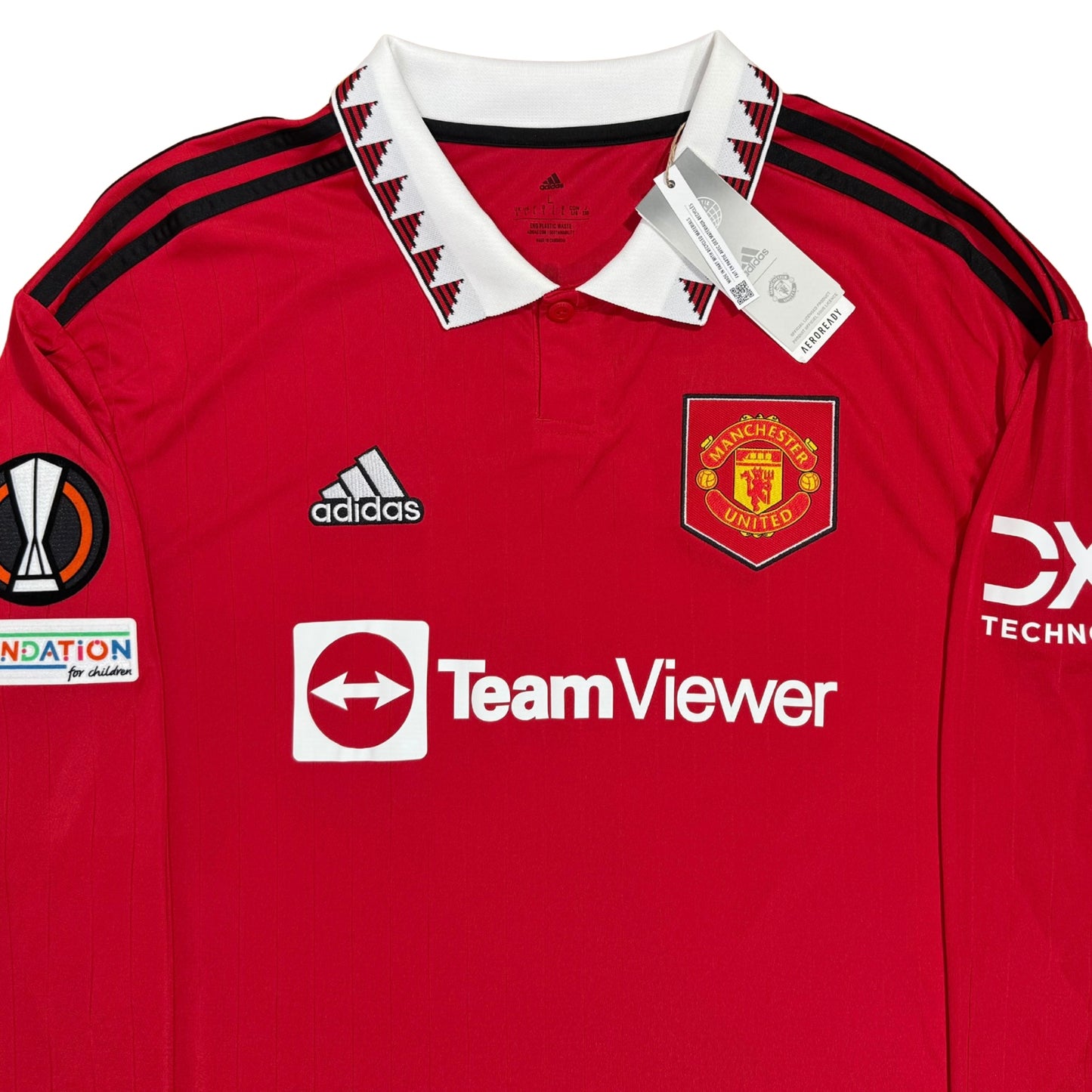 Manchester United 2022/23 Home L/S Shirt Ronaldo #7 - Large