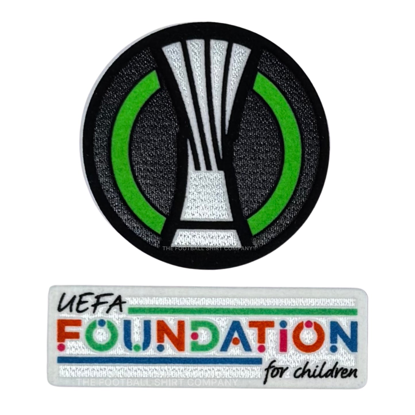 Official UEFA Conference League + UEFA Foundation Patch Set 2021-2023