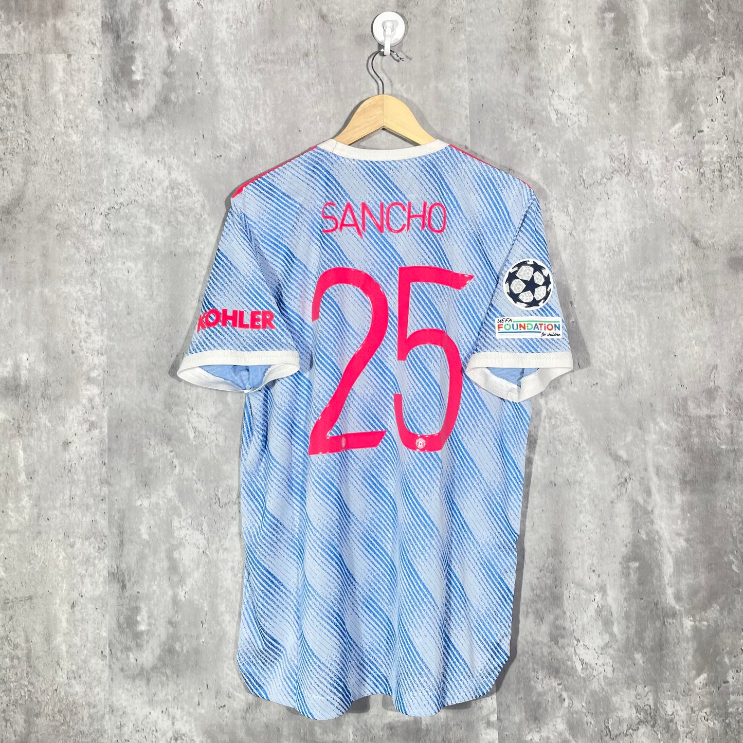 Manchester United 2021/22 Away Authentic Shirt Sancho #25 - XL