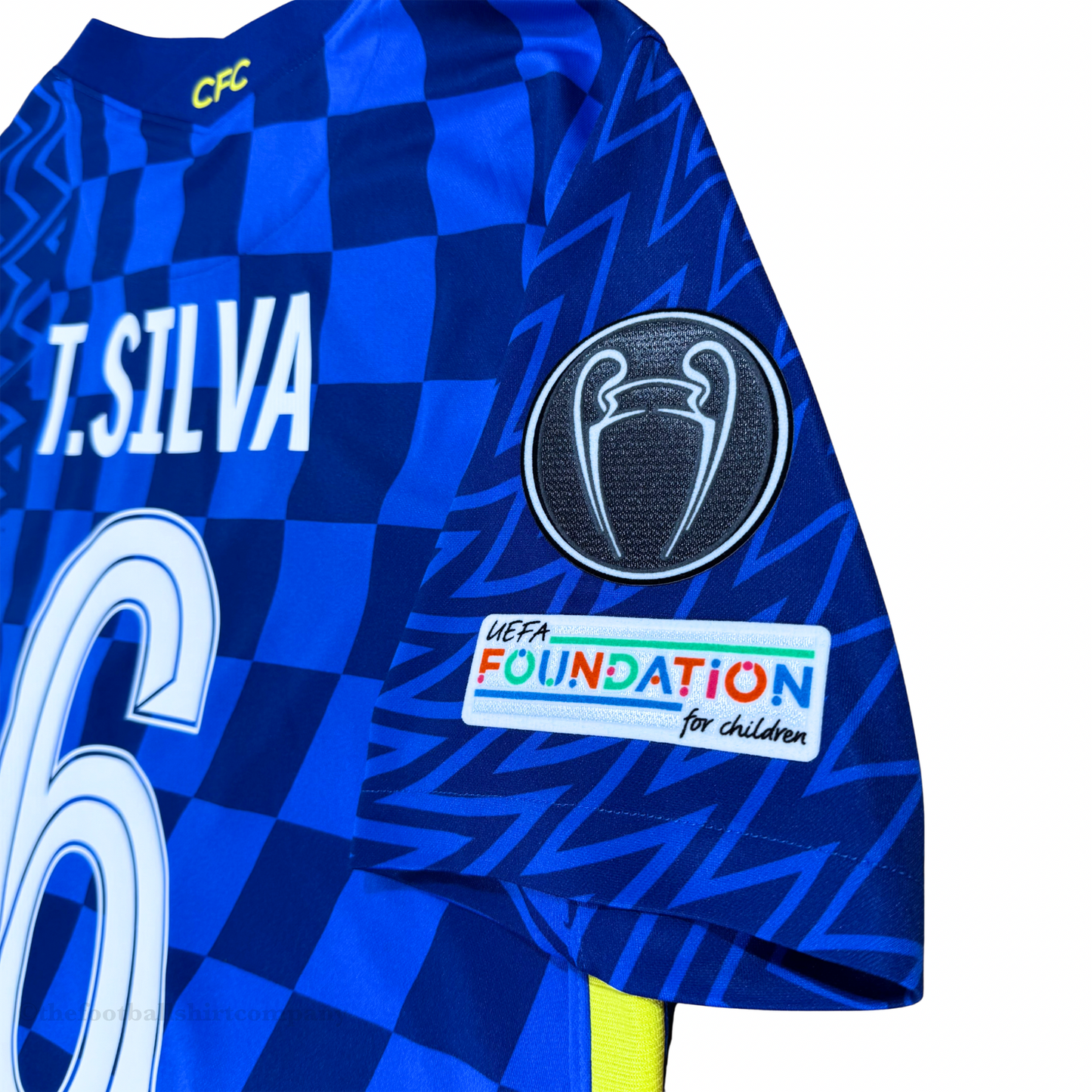Chelsea 2021/22 Home Thiago Silva #6 - Large