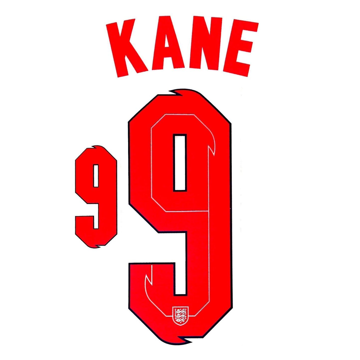 2020-22 England Home Kane #9 Name Set