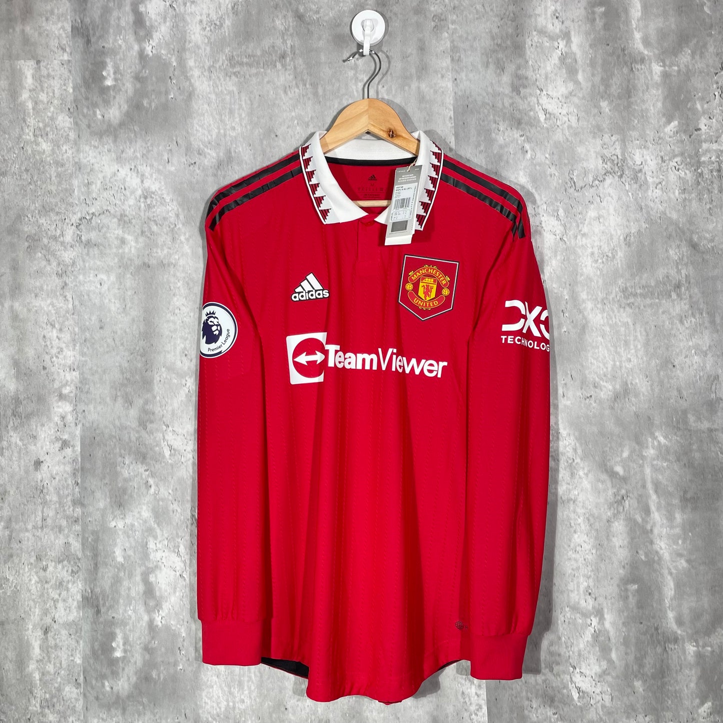 Manchester United 2022/23 Authentic L/S Original Shirt Rashford #10 - Medium