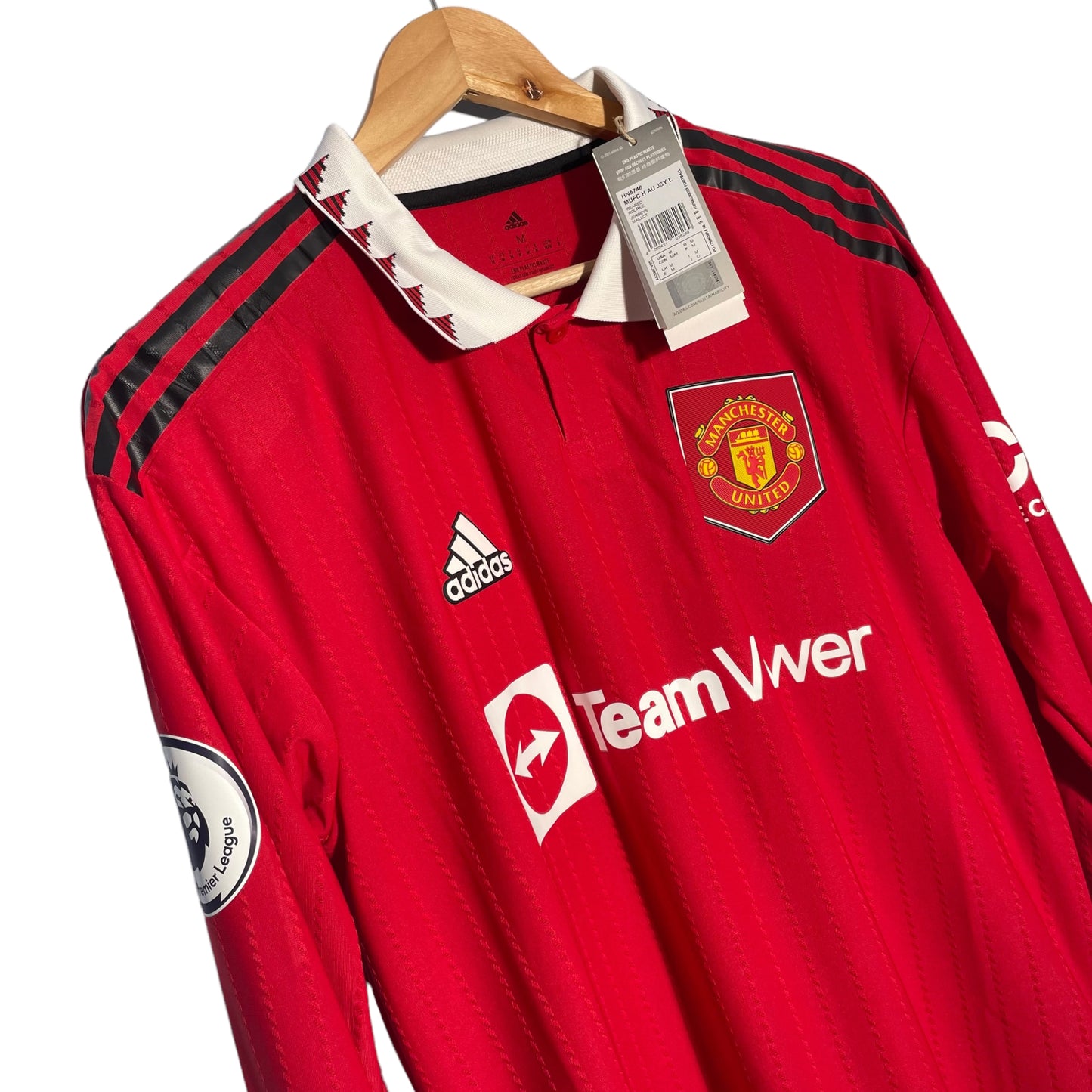 Manchester United 2022/23 Authentic L/S Original Shirt Rashford #10 - Medium