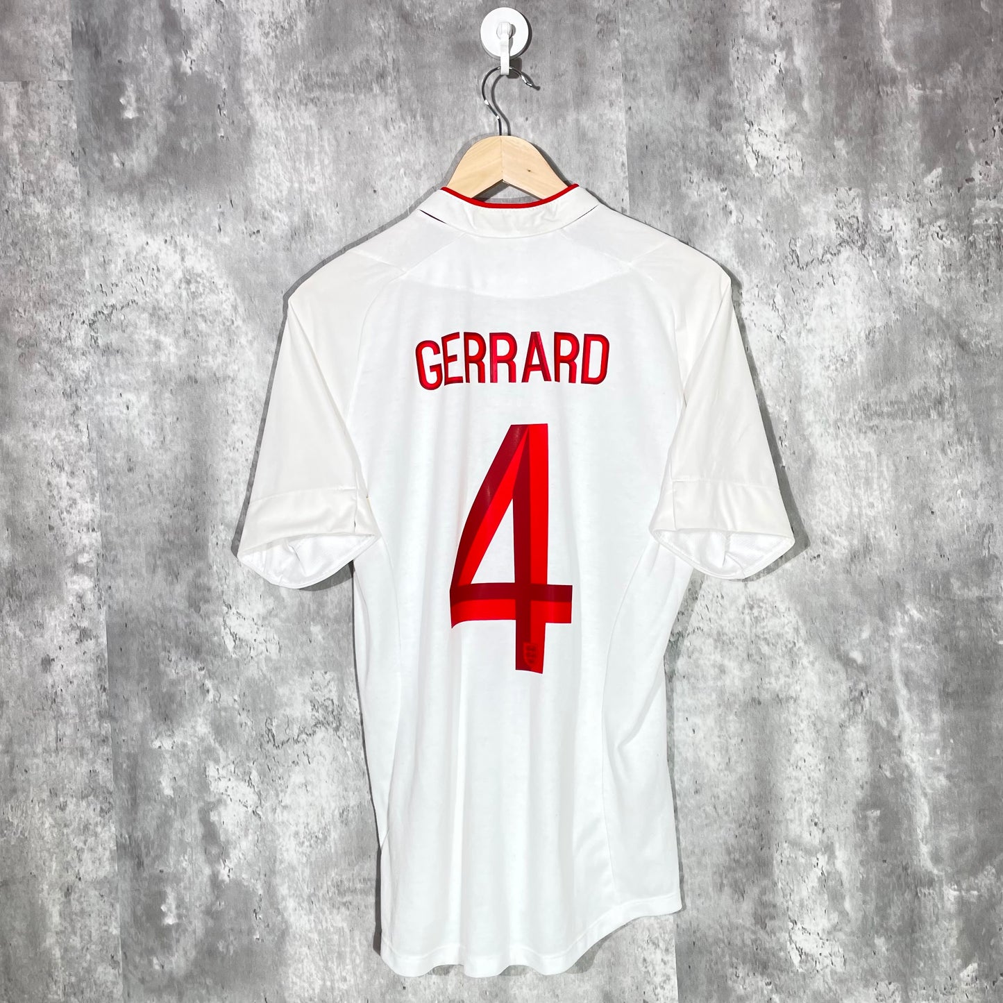 England 2012 Home Shirt Gerrard #4 - Medium