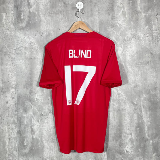 Manchester United 2016/17 Home Shirt Blind #17 - Medium