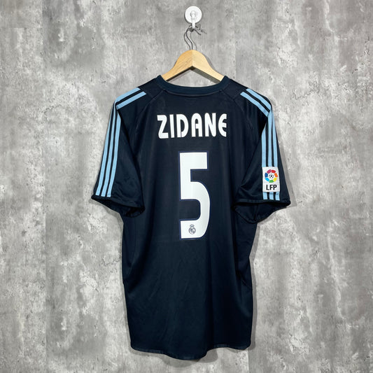 Real Madrid 2003/04 Away Shirt Zidane #5 - Large