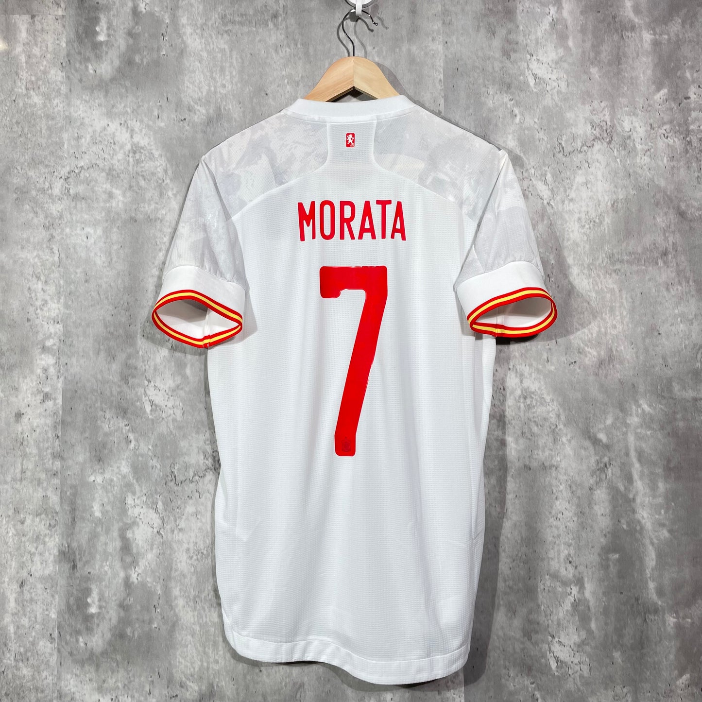 2020 Spain Away Authentic Shirt Morata #7 - Medium