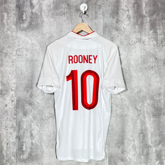 England 2012 Home Shirt Rooney #10 - Large