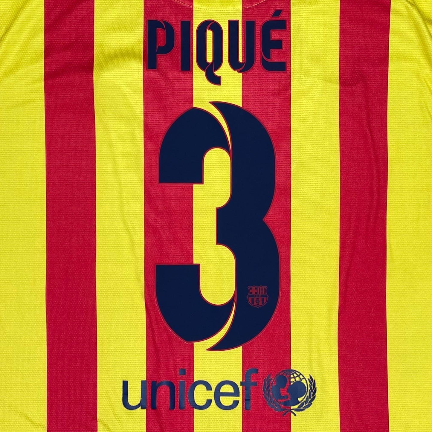 Barcelona 2013/14 Away L/S Shirt Pique #3 - XL