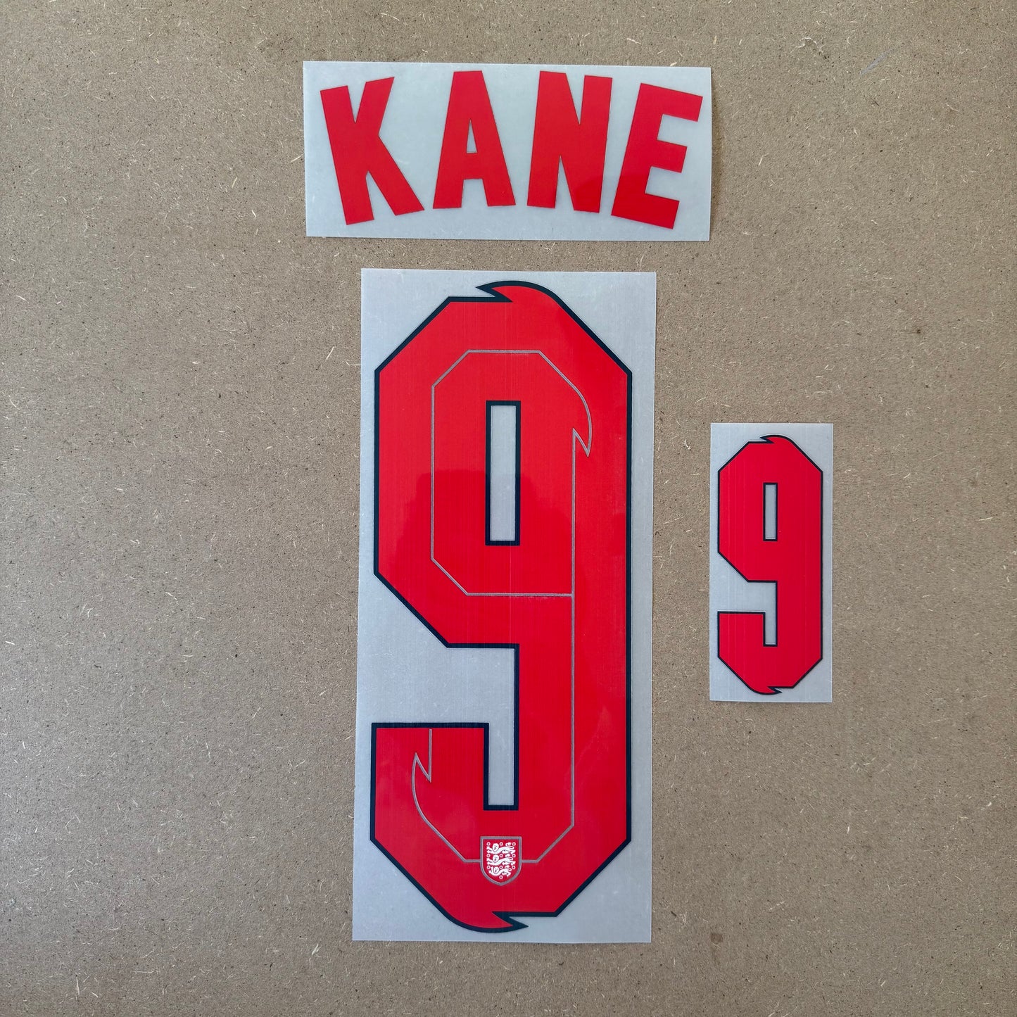 2020-22 England Home Kane #9 Name Set