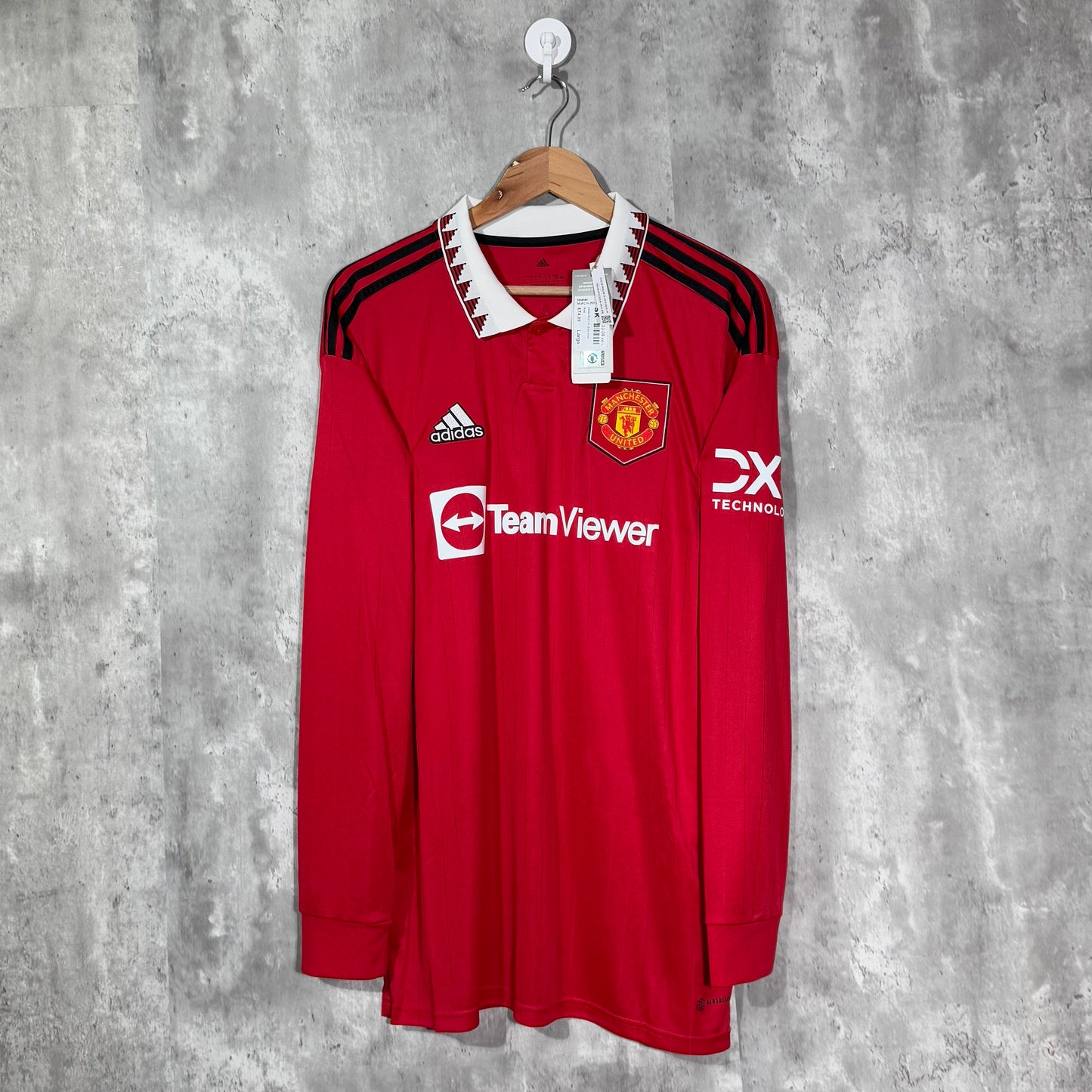 Manchester United 2022/23 Home L/S Shirt Ronaldo #7 - Large