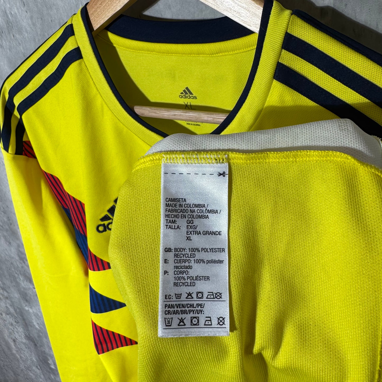 Colombia 2018 Home Shirt L/S - XL