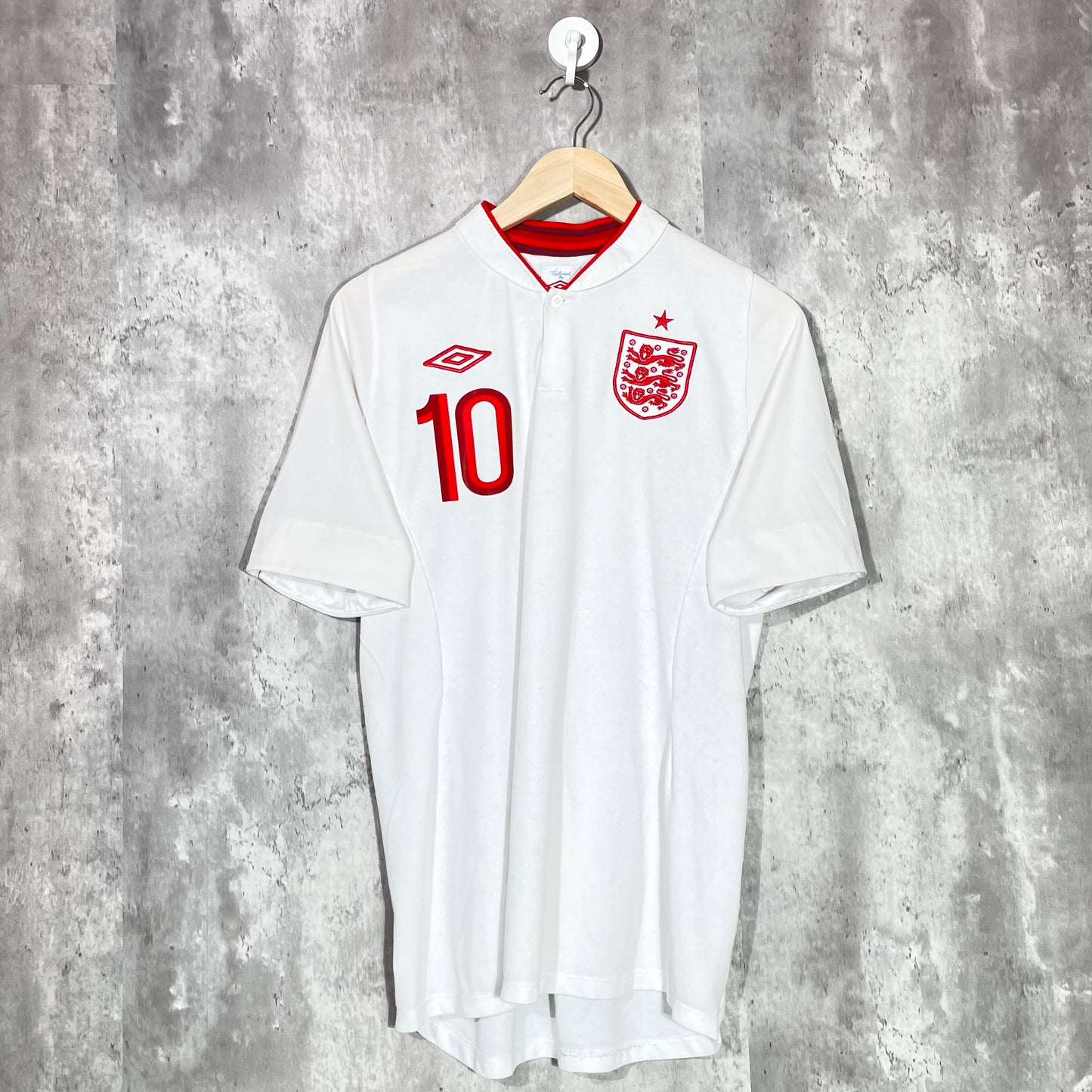 England 2012 Home Shirt Rooney #10 - Large