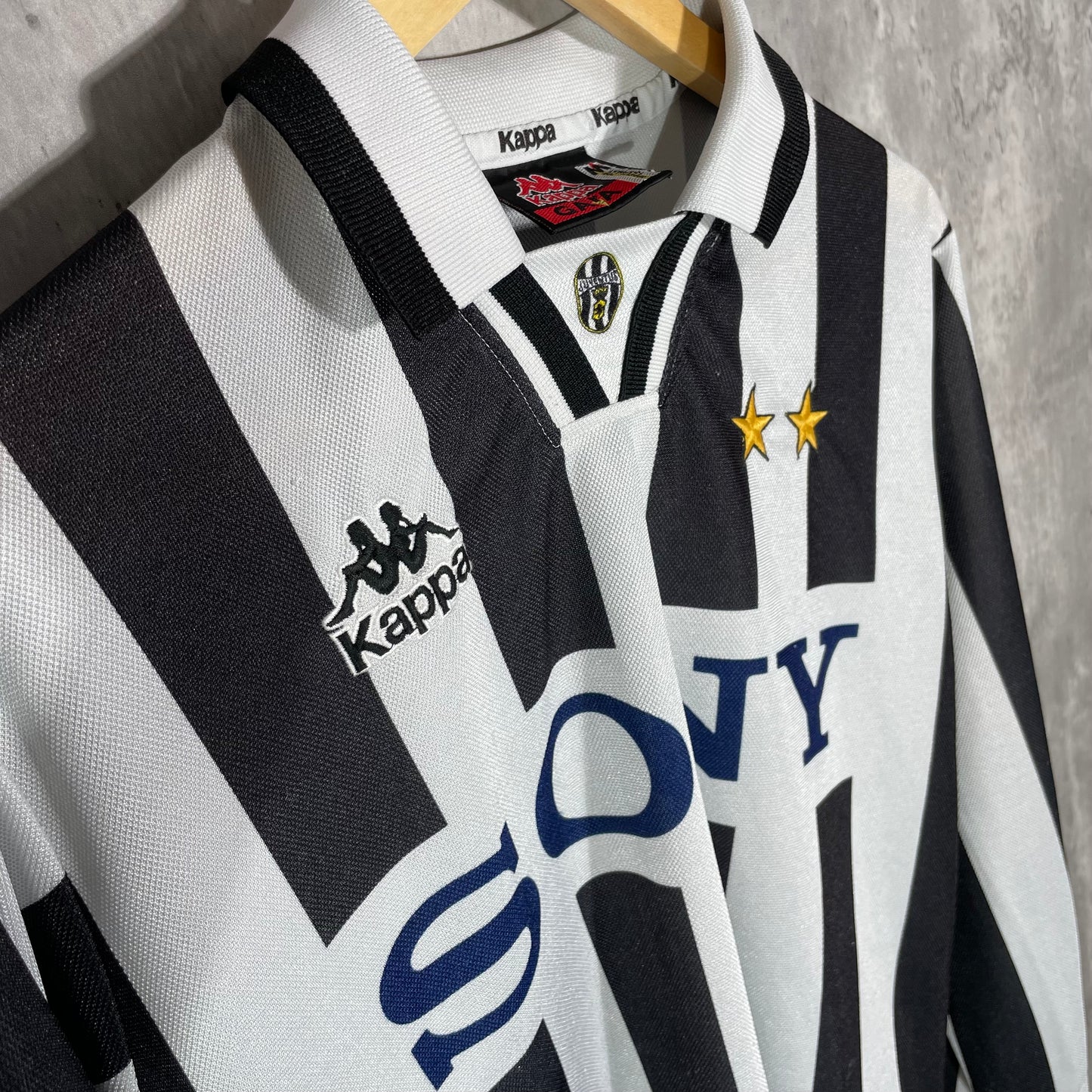 Juventus 1995/96 Home L/S Shirt - Large