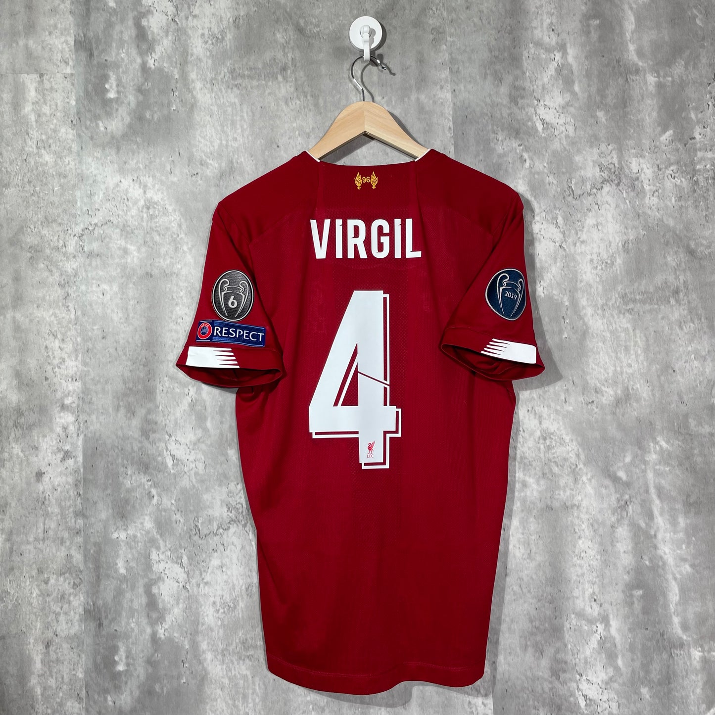 Liverpool 2019/20 Home Virgil #4 - Medium