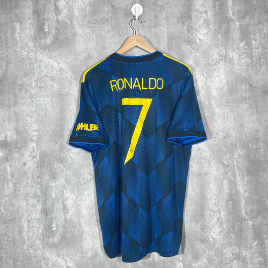 Manchester United 2021/22 Third Authentic Shirt Ronaldo #7 - XL