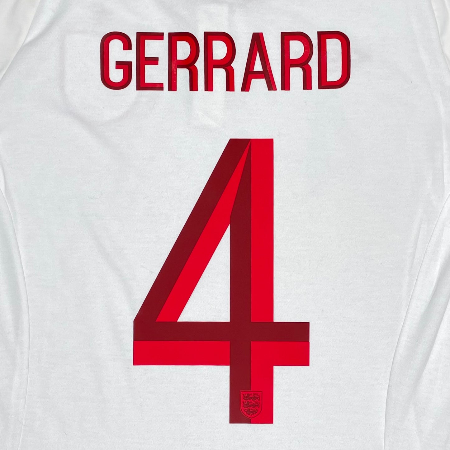 England 2012 Home Shirt Gerrard #4 - Medium