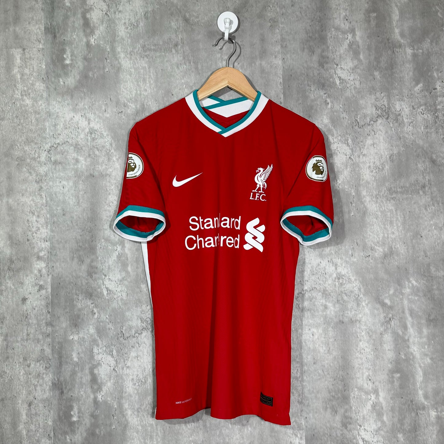 Liverpool 2020/21 Home Original Authentic Shirt Thiago #6 - Medium