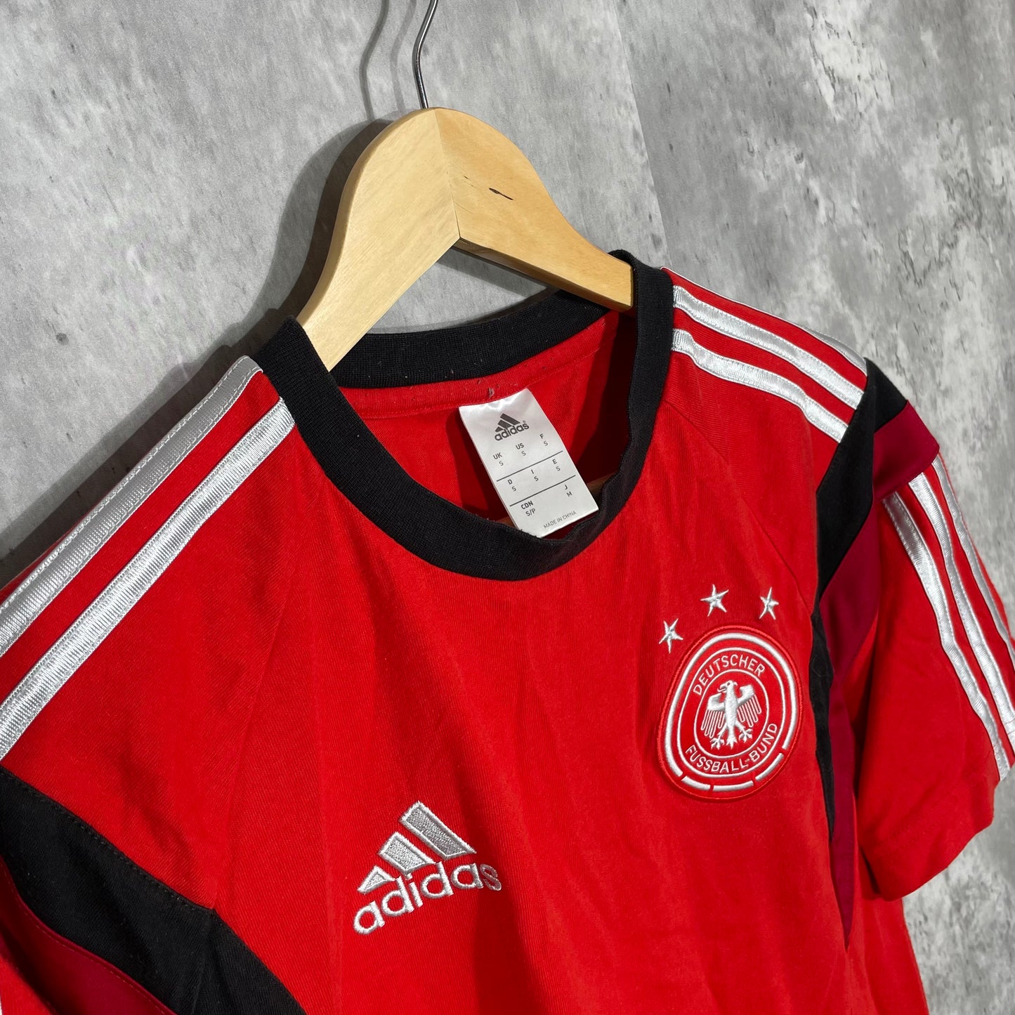 Germany Adidas Red Shirt - Small