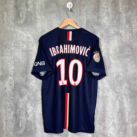 PSG 2014/15 Home Shirt Ibrahimovic #10 - XL