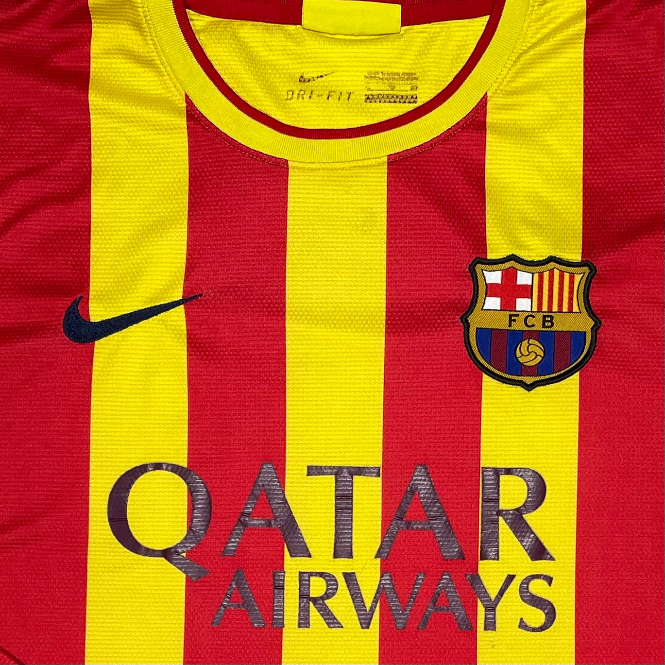 Barcelona 2013/14 Away L/S Shirt Pique #3 - XL