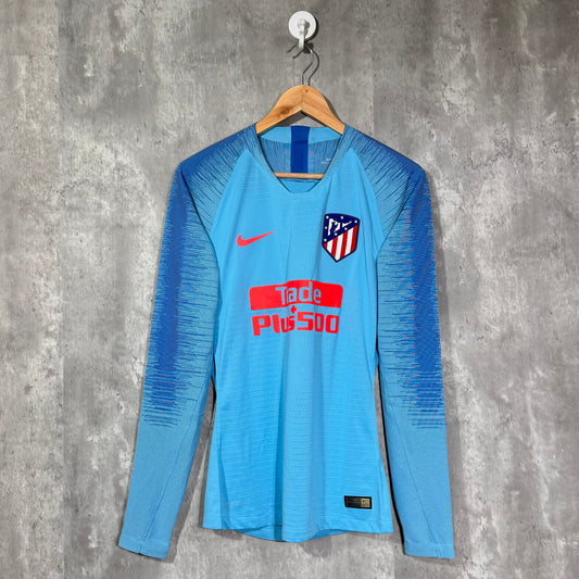 Atletico Madrid 2018/19 Away Original Player Issue L/S Shirt - Small