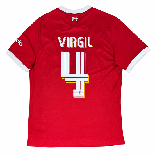 Liverpool 2023/24 Home Virgil #4 - Medium