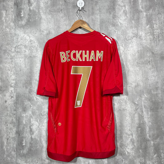 England 2006-08 Away Shirt Beckham #7 - XL