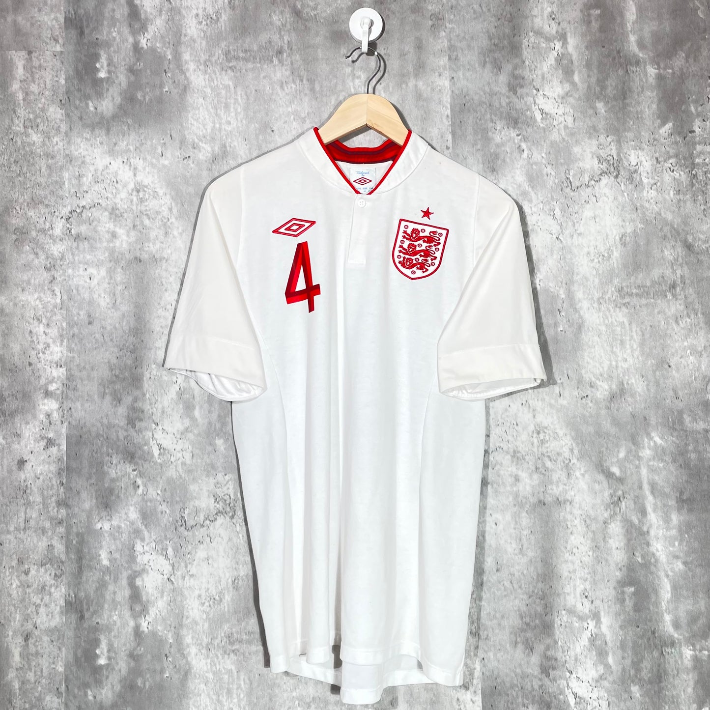 England 2012 Home Shirt Gerrard #4 - Medium