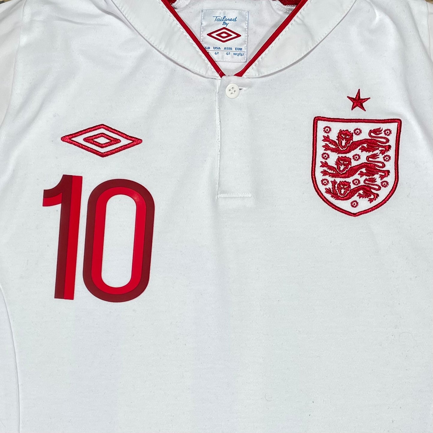 England 2012 Home Shirt Rooney #10 - Large