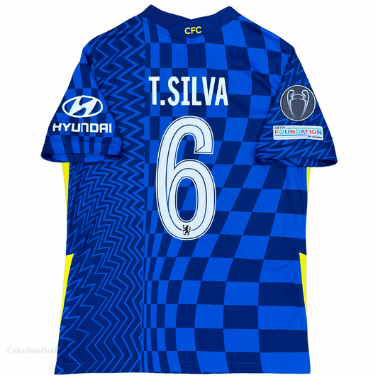 Chelsea 2021/22 Home Thiago Silva #6 - Large